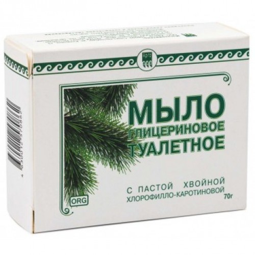 Купить Мыло туалетное глицериновое Фитолон с пастой хвойной хлорофилло-каротиновой  г. Липецк  
