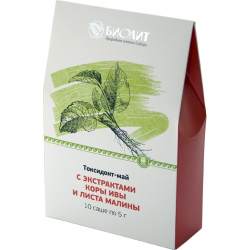 Токсидонт-май с экстрактами коры ивы и листа малины  г. Липецк  