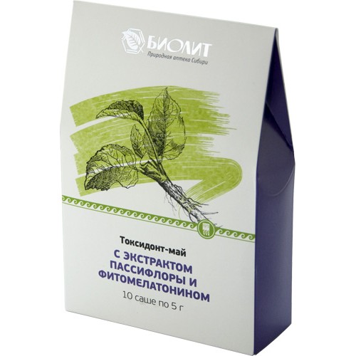 Купить Токсидонт-май с экстрактами пассифлоры и фитомелатонином  г. Липецк  